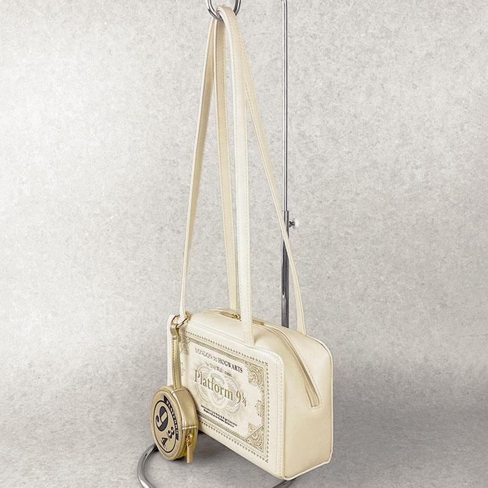ハリーポッター ショルダーバッグ バッグ FLAPPER フラッパー ホグワーツ特急チケットモチーフ レディース 肩がけ 肩掛け ミニショルダーバッグ ハリポタ | flapper_bags | 03