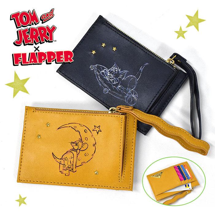 フラグメントケース カードケース パスケース 小銭入れ レディース おしゃれ 薄い 薄型 スリム 財布 ミニ財布 グッズ/FLAPPER フラッパー/トムとジェリー | flapper_bags