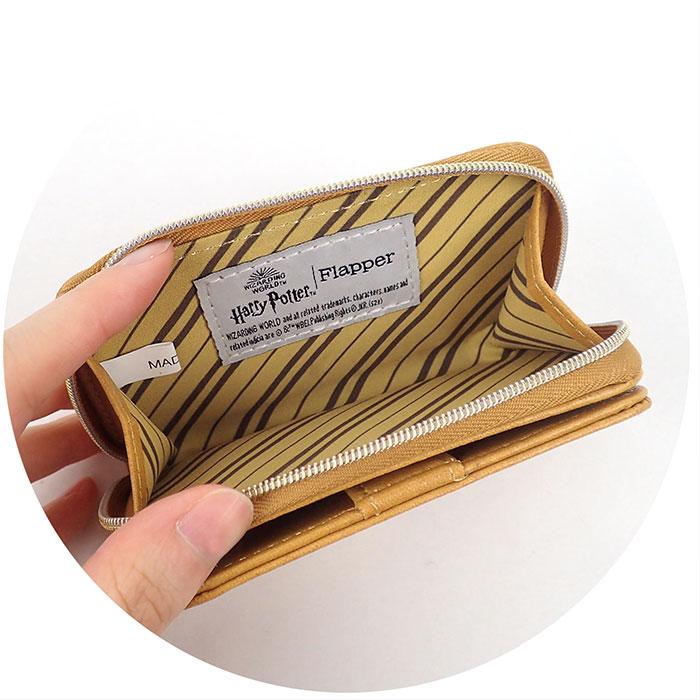 ハリーポッター グッズ キーケース レディース メンズ/FLAPPER フラッパー/ホグワーツ 4寮 エンブレム 小銭入れ付き コインケース付き パスケース 一体 定期入れ | flapper_bags | 15