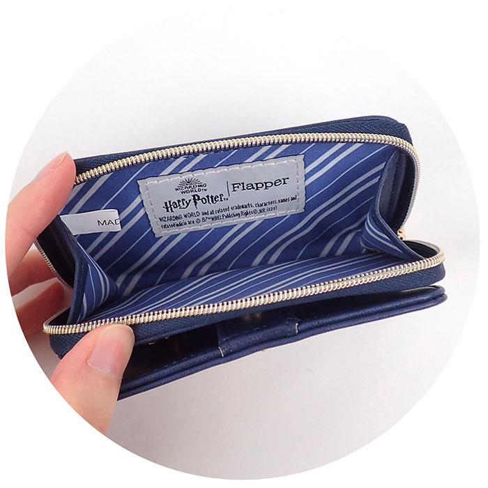 ハリーポッター グッズ キーケース レディース メンズ/FLAPPER フラッパー/ホグワーツ 4寮 エンブレム 小銭入れ付き コインケース付き パスケース 一体 定期入れ | flapper_bags | 18