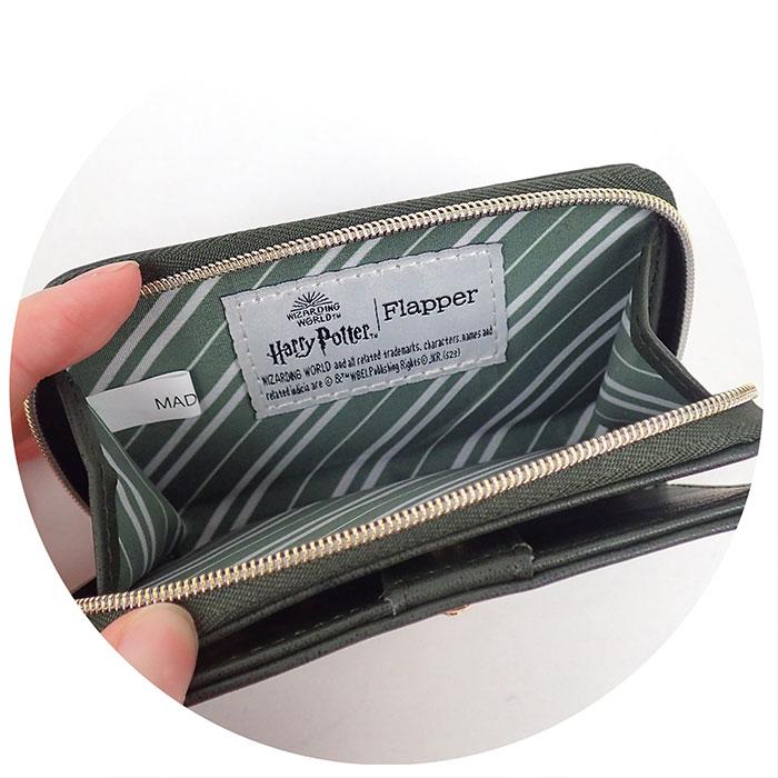 ハリーポッター グッズ キーケース レディース メンズ/FLAPPER フラッパー/ホグワーツ 4寮 エンブレム 小銭入れ付き コインケース付き パスケース 一体 定期入れ | flapper_bags | 12