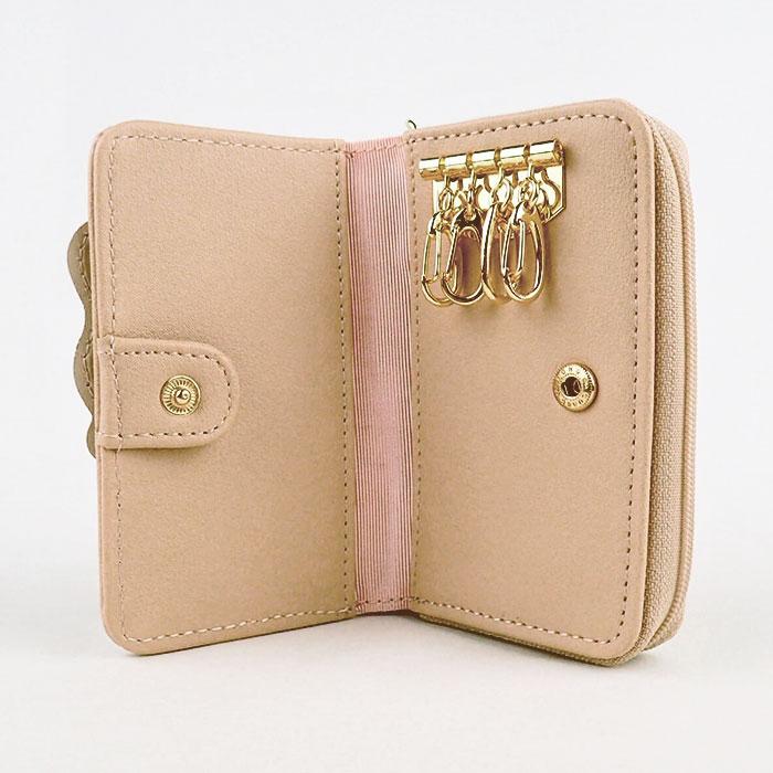 トムとジェリー タフィー クワッカー グッズ キーケース レディース FLAPPER フラッパー くすみカラー 小銭入れ付き パスケース 一体 定期入れ トムジェリ | flapper_bags | 18