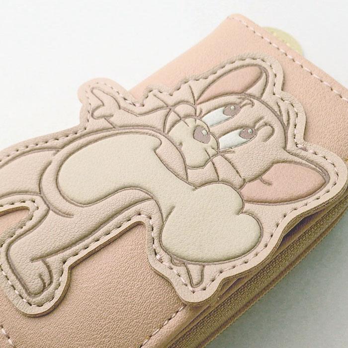 トムとジェリー タフィー クワッカー グッズ キーケース レディース FLAPPER フラッパー くすみカラー 小銭入れ付き パスケース 一体 定期入れ トムジェリ | flapper_bags | 11