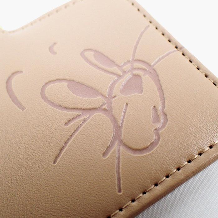 トムとジェリー パスケース 定期入れ グッズ レディース おしゃれ かわいい FLAPPER フラッパー フェイス ラテカラー キャラクター タフィー チェーン | flapper_bags | 08