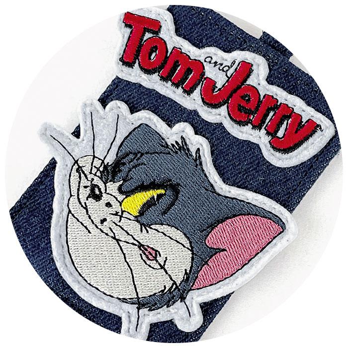 トムとジェリー グッズ トムジェリ キャラクター パスケース 定期入れ FLAPPER フラッパー デニム アップリケ レディース メンズ 可愛い かわいい おしゃれ 大人 | flapper_bags | 06