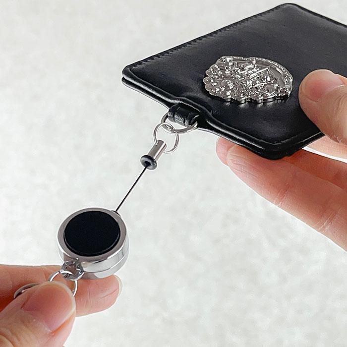 ハリーポッター パスケース 定期入れ ハリポタ グッズ FLAPPER フラッパー ホグワーツ エンブレム リール付き レディース メンズ ストラップ おしゃれ 大人 | flapper_bags | 12