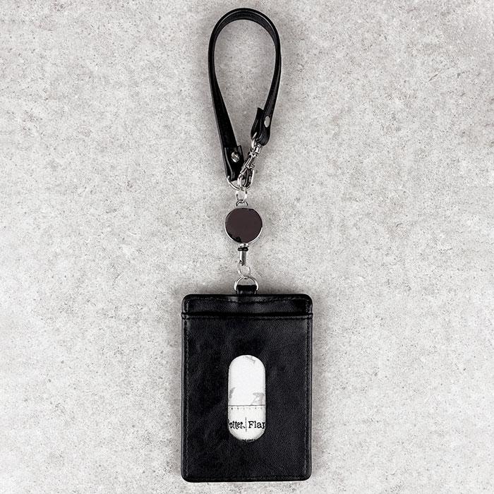 ハリーポッター パスケース 定期入れ ハリポタ グッズ FLAPPER フラッパー ホグワーツ エンブレム リール付き レディース メンズ ストラップ おしゃれ 大人 | flapper_bags | 09