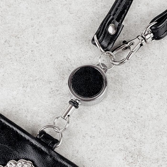 ハリーポッター パスケース 定期入れ ハリポタ グッズ FLAPPER フラッパー ホグワーツ エンブレム リール付き レディース メンズ ストラップ おしゃれ 大人 | flapper_bags | 11