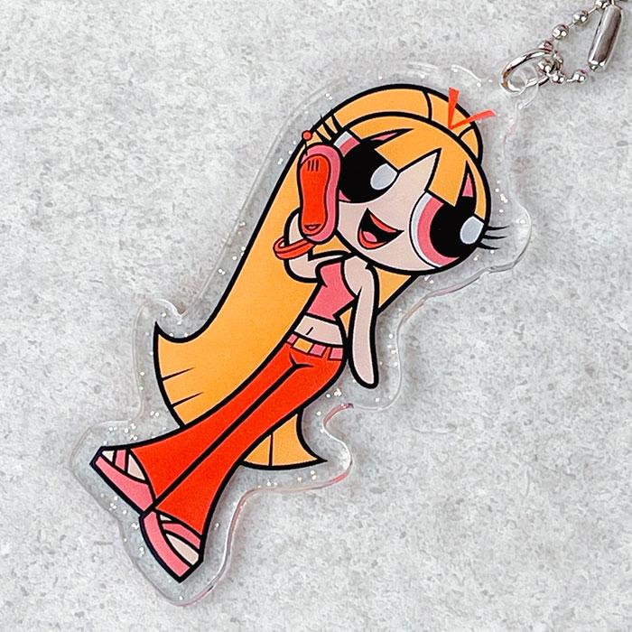 パワーパフガールズ ポーチ グッズ FLAPPER フラッパー ケイタイモチーフ ミニポーチ 小物入れ バッグチャーム かわいい 可愛い おしゃれ 大人 雑貨 パワパフ | flapper_bags | 06