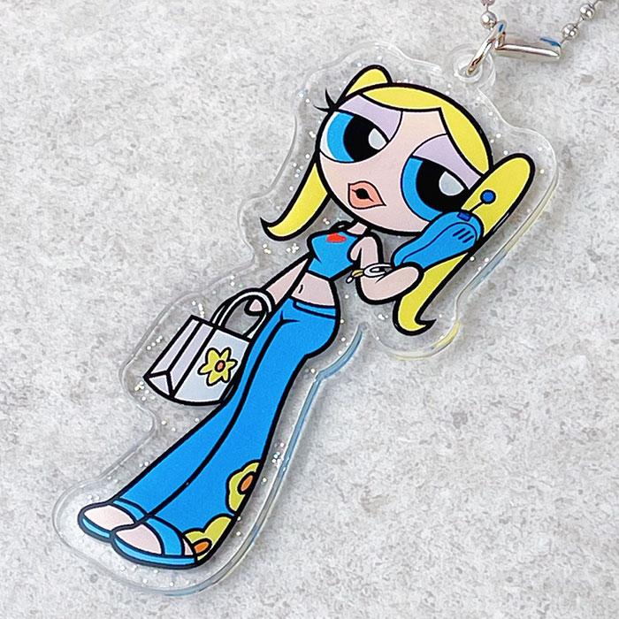 パワーパフガールズ ポーチ グッズ FLAPPER フラッパー ケイタイモチーフ ミニポーチ 小物入れ バッグチャーム かわいい 可愛い おしゃれ 大人 雑貨 パワパフ | flapper_bags | 08