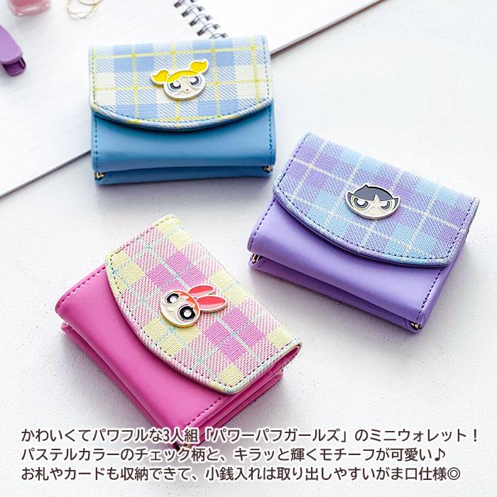 flapper_bags パワーパフガールズ 財布 ミニ財布 三つ折り財布 ミニ