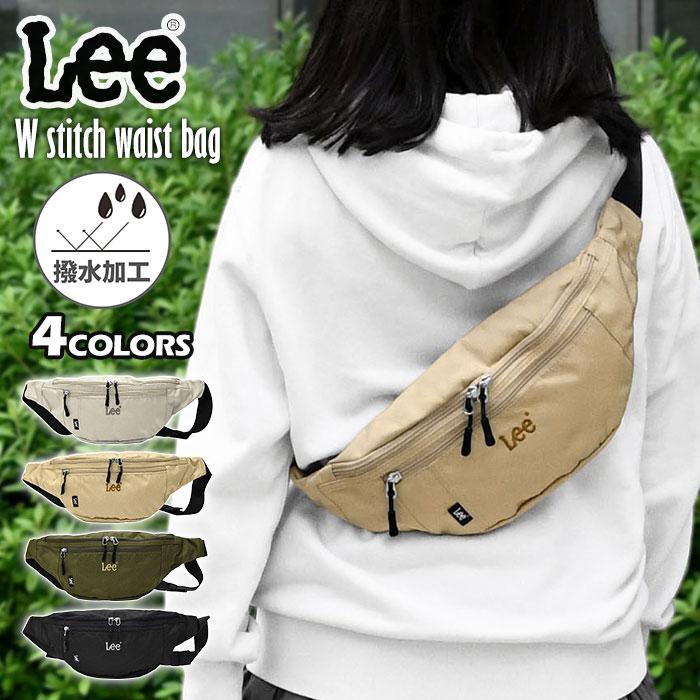 Lee リー ウエストバッグ レディース 撥水 ボディバッグ ボディ