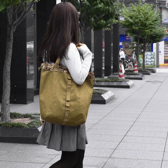 トートバッグ レディース おしゃれ 大きめ A4/MAKE UP メイクアップ/無地 迷彩 ライナー付き メッシュトートバッグ Lサイズ | MAKE UP | 11