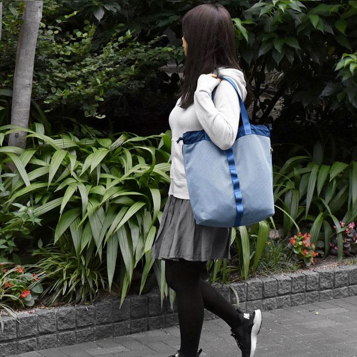 トートバッグ レディース おしゃれ 大きめ A4/MAKE UP メイクアップ/無地 迷彩 ライナー付き メッシュトートバッグ Lサイズ | MAKE UP | 12