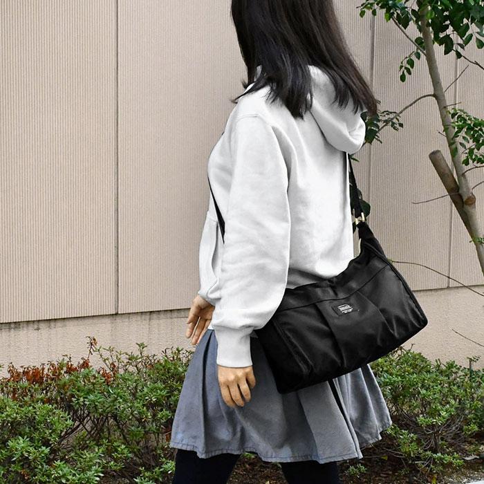 撥水 ナイロン タック ショルダーバッグ レディース 斜めがけ おしゃれ