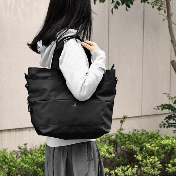 トートバッグ メンズ A4 大きめ ファスナー付き 通勤 通学 ポケット