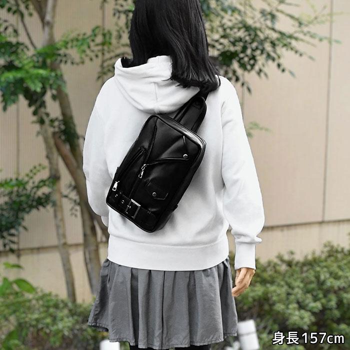 ライダース ボディバッグ レディース ワンショルダー ワンショルダー