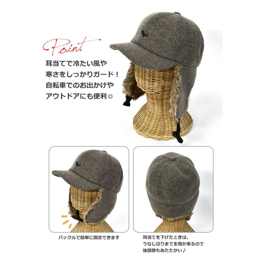 ウサギ耳あてパイロットキャップ ReqHatter（レックハッター） イヤーフラップキャップ 飛行帽 耳あて