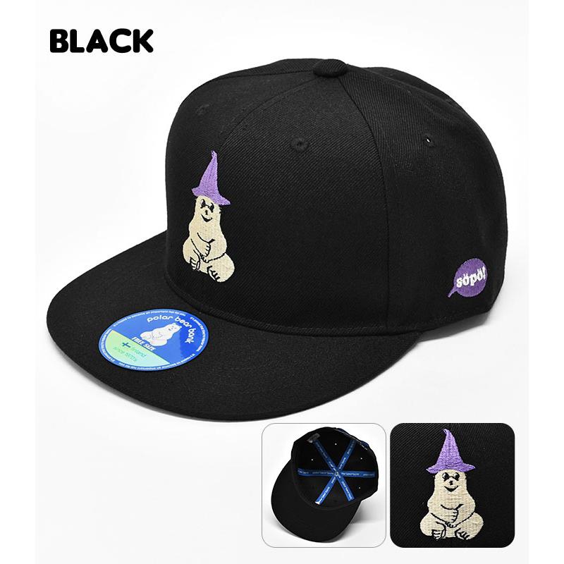 ポーラーベアバンク とんがり帽子 ベースボールキャップ メンズ