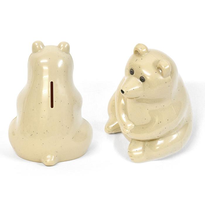 シロクマ貯金箱 しろくま貯金箱 白くま貯金箱 ポーラーベア