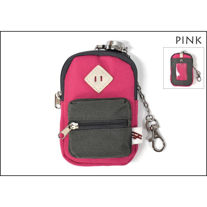 パスケース 定期入れ レディース リール おしゃれ/撥水 ポリエステル リュック型 リール付き パスポーチ |  | 09