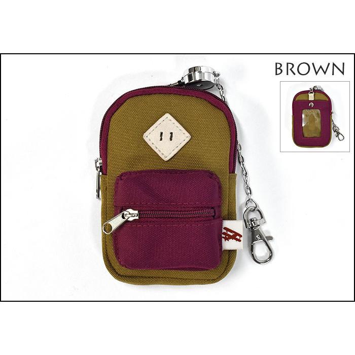 パスケース 定期入れ レディース リール おしゃれ/撥水 ポリエステル リュック型 リール付き パスポーチ |  | 13