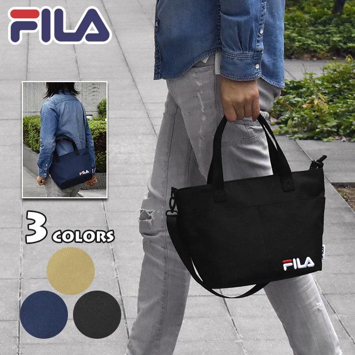トートバッグ メンズ おしゃれ 小さめ Fila フィラ ポリキャンバス 2way ミニトートバッグ 格安saleスタート