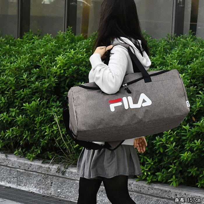 FILA（フィラ） ボストンバッグ メンズ おしゃれ 大容量 旅行用 修学