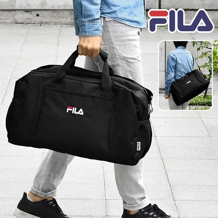 FILA フィラ ボストンバッグ メンズ おしゃれ 大容量 旅行用 修学旅行