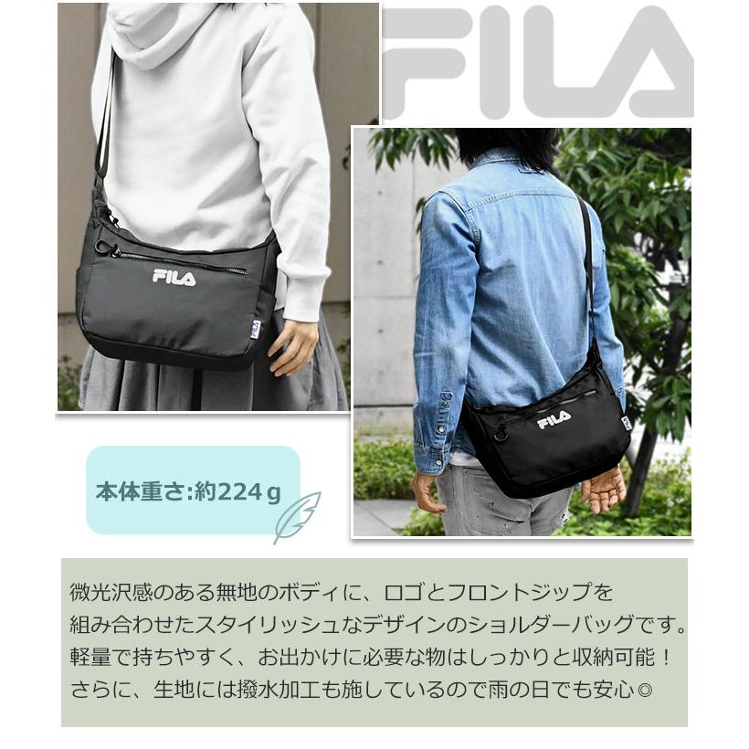 FILA フィラ 撥水 ショルダーバッグ メンズ 斜めがけ おしゃれ