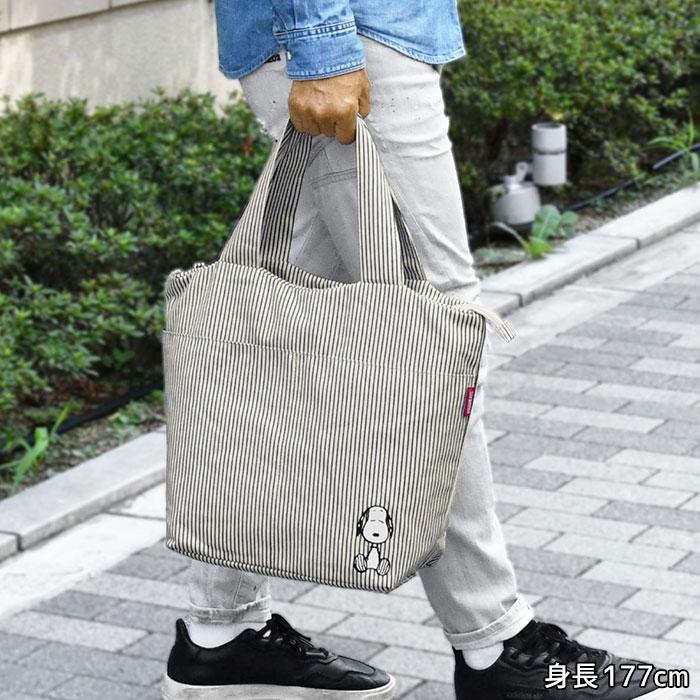 SNOOPY（スヌーピー） キャンバス ビッグ トートバッグ レディース