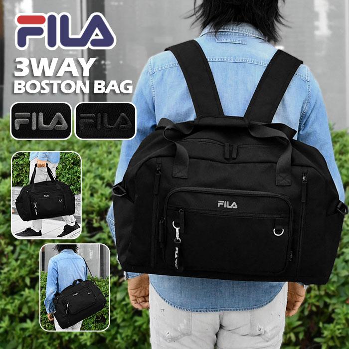 FILA（フィラ） 3way ボストンバッグ メンズ ショルダーバッグ 