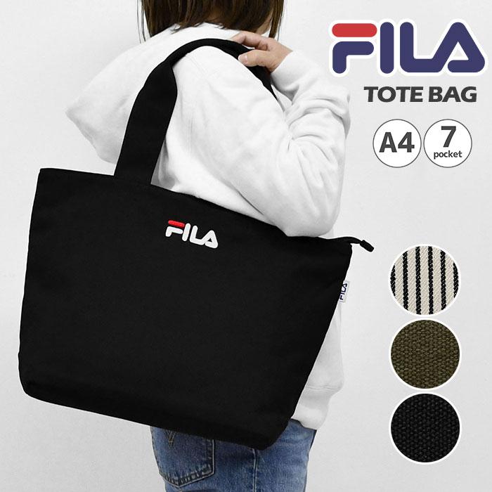 FILA（フィラ） レディース キャンバス トートバッグ トート マザーズ