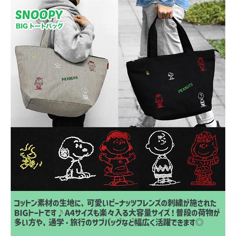 SNOOPY（スヌーピー） キャンバス トートバッグ ピーナッツ メンズ