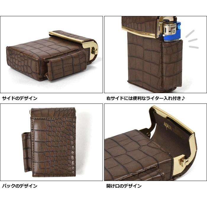 シガレットケース シガーケース タバコケース レディース おしゃれ フェイクレザー クロコ パイソン Sat Po 024 Superfrog 通販 Yahoo ショッピング