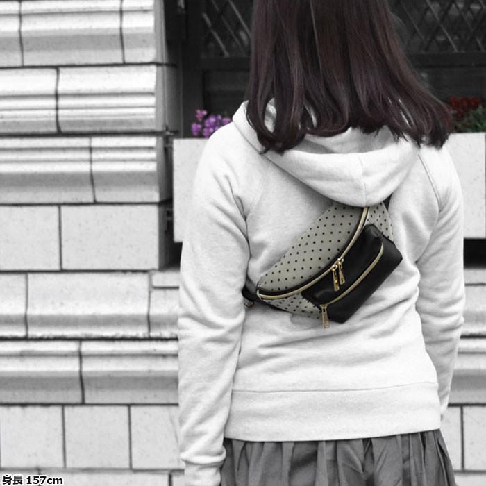 ボディバッグ ボディーバッグ レディース おしゃれ フェイクレザー ドット柄 Snb Bag 047 Superfrog 通販 Yahoo ショッピング