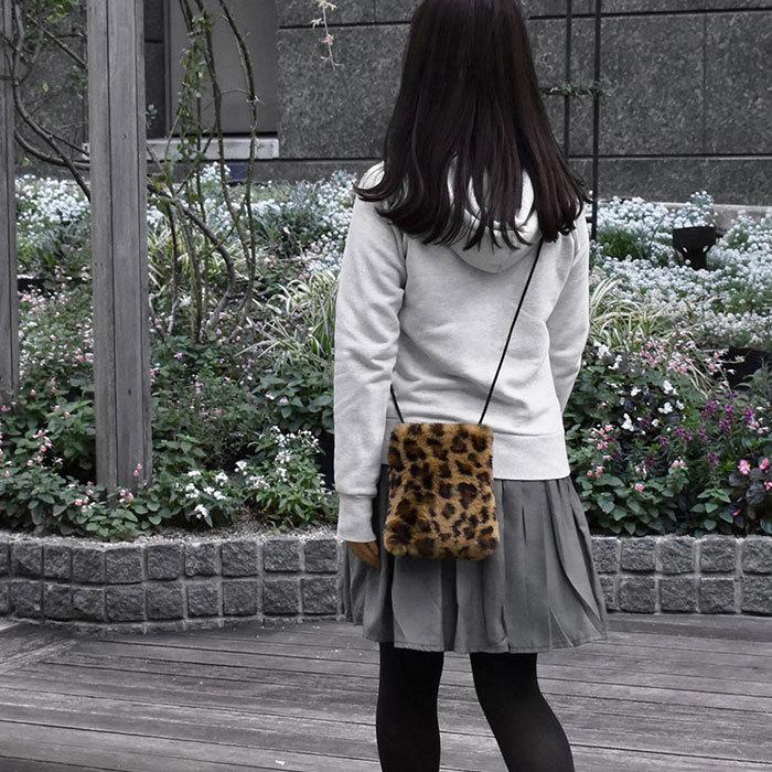 ファー素材 ベージュ ショルダーバッグ*5 ベース BASE ファー ファーバッグ ショルダーバッグ ショルダー