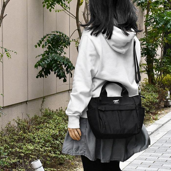 マットツイル ミディ 2way トートバッグ レディース おしゃれ 小さめ