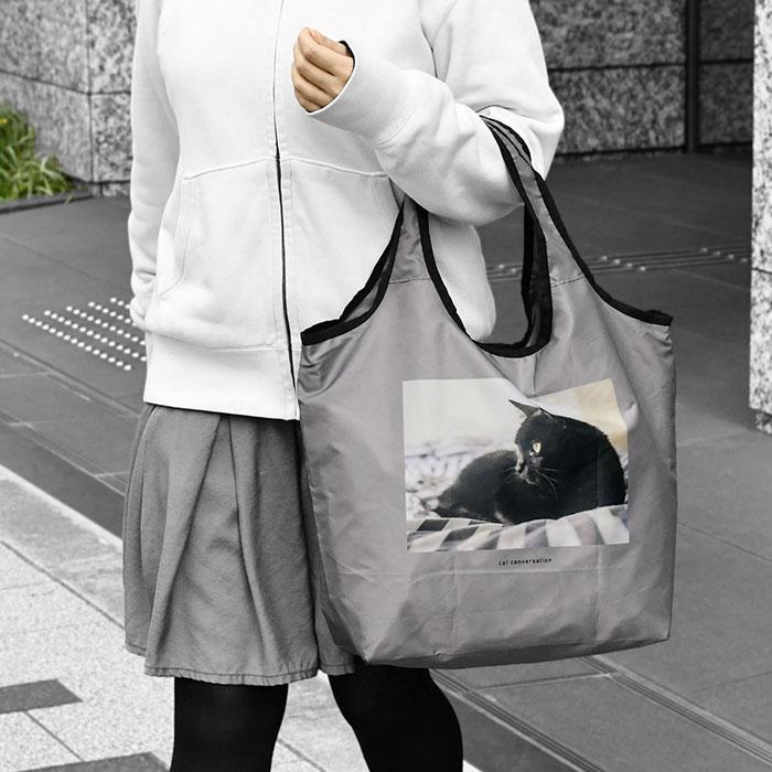 猫 ねこ ネコ エコバッグ トートバッグ バッグ グッズ 猫グッズ 三毛猫