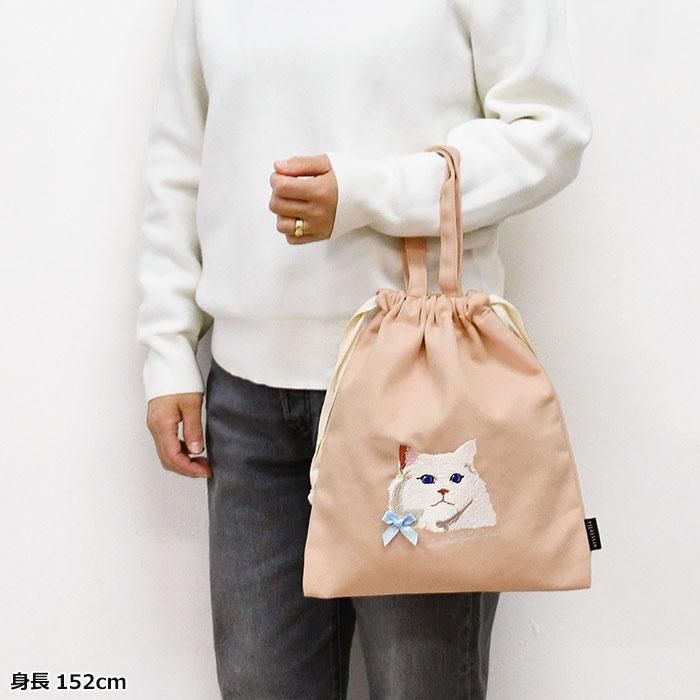 猫 ねこ 犬 いぬ ラグドール 黒猫 シュナウザー トイプードル 巾着