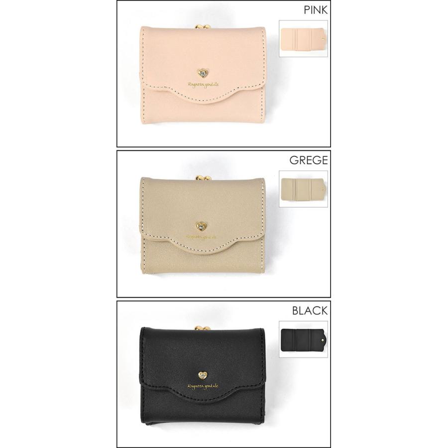 ミニ財布 財布 子供 子供用 こども キッズ 女の子 女子 小学生 中学生 高校生 大学生 学生 おしゃれ フェイクレザー ハートビジュー フラップ がま口 三つ折り Ss Wa 023 K Superfrog 通販 Yahoo ショッピング