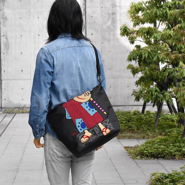 ショルダーバッグ レディース 斜めがけ おしゃれ 大きめ 大容量 グッズ One Piece ワンピース ミスサパト コラボ ナイロン 2way トートバッグ To Bag 248 Sy Superfrog 通販 Yahoo ショッピング