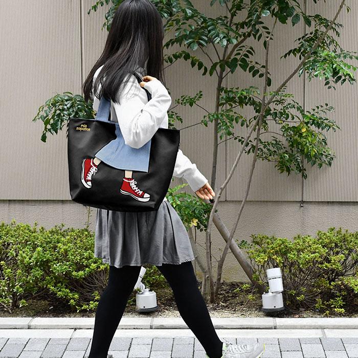 トートバッグ sugomori.misia 楽天市場】mis zapatos ミスサパト ナイロン 着物 2way トート