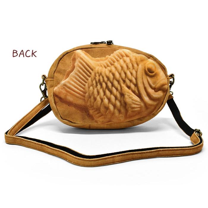 鯛焼き　ショルダーバッグ　ハンドメイド　カエルポーチ 鯛焼き ショルダーバッグ ハンドメイド カエルポーチ 鯛焼き