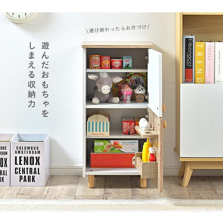 ままごと おままごと ままごと冷蔵庫 背面ホワイトボード エッグホルダー ドアポケット おもちゃ ままごとキッチン 知育玩具 木製 冷蔵庫 Poet ポエト 2色対応 101 家具通販のスーパーカグ 通販 Yahoo ショッピング