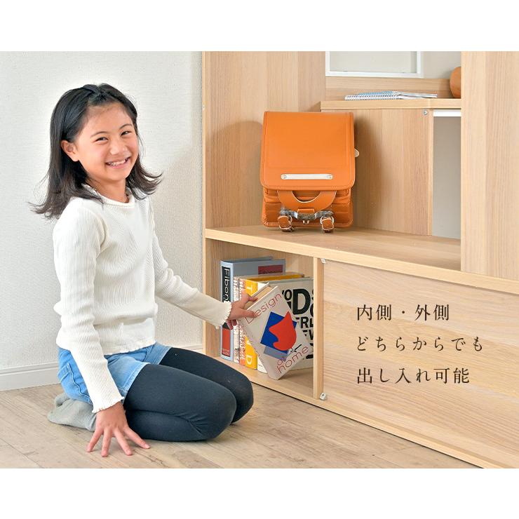 システムベッド 子供 大人用 ロフトタイプ ロフトベッド 机付き 机 システムベッドデスク システムデスク おしゃれ ハイタイプ Compass(コンパス) 3色対応_14