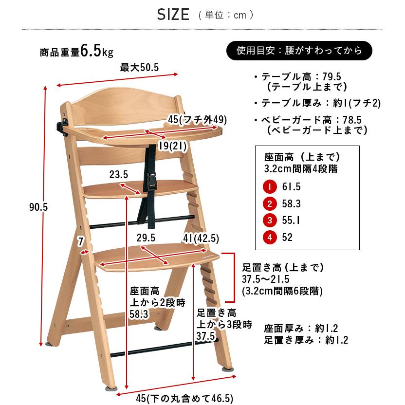 smart-i 大人も使える テーブル付き 高さ調節可能 ベビーチェア ベビー