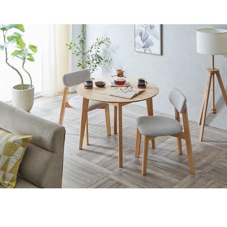 smart-i 円形ダイニングテーブル 幅90cm 単品 Cocotte3(ココット3