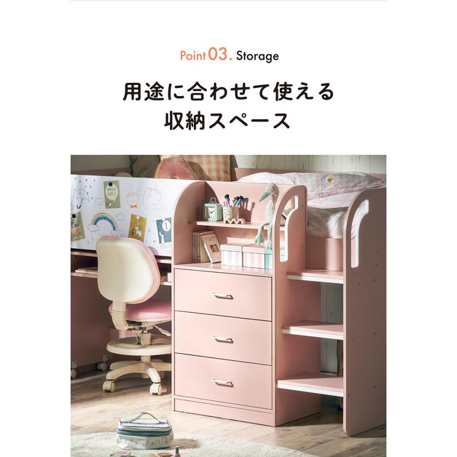 smart-i ロフトベッド システムデスク デスクベッド ロータイプ 学習机