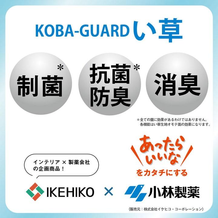 日本製 コバガード使用 寝具 寝ござ い草 抗菌 防臭 敷きパッド 父の日 フリーマット お昼寝 和風 夏 夏用 い草マット 四つ折りマット 80x180cm 4色対応｜superkagu｜09